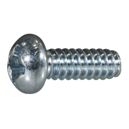 Midwest Fastener #6-32 x 3/8 in Phillips Round Machine Screw, Zinc Plated Steel, 60 PK 63581